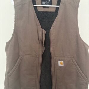 Carhartt Relaxed Fit Vest in Tan